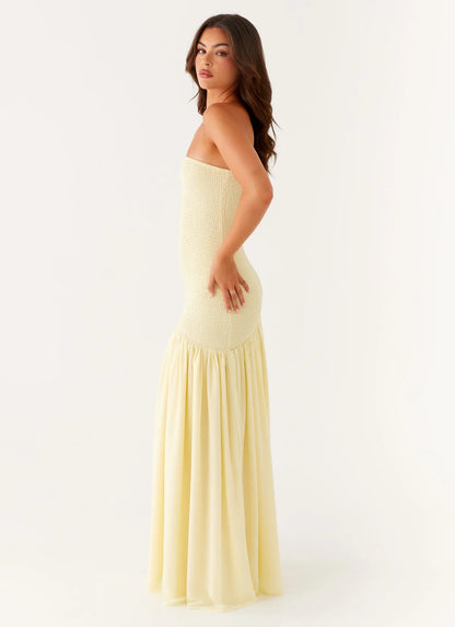 Royce Maxi Dress in Yellow