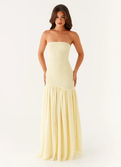 Royce Maxi Dress in Yellow