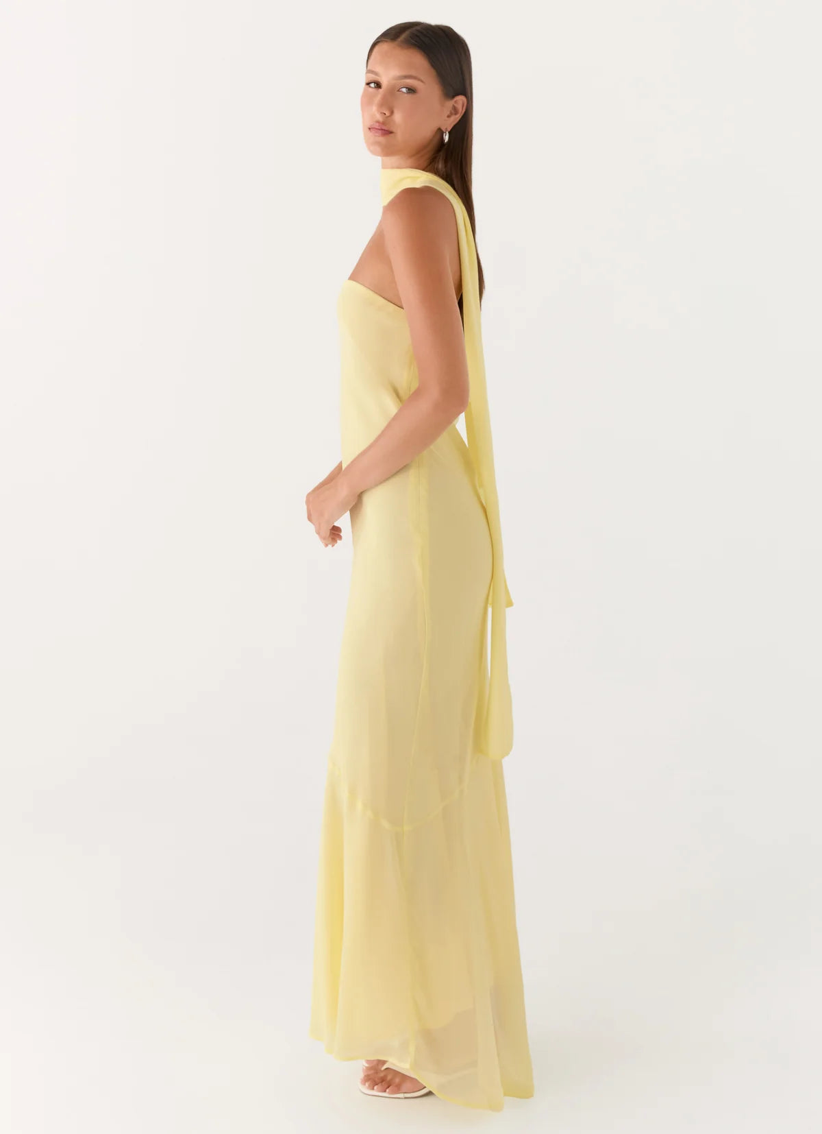 Under The Pagoda Maxi Dress in Yellow