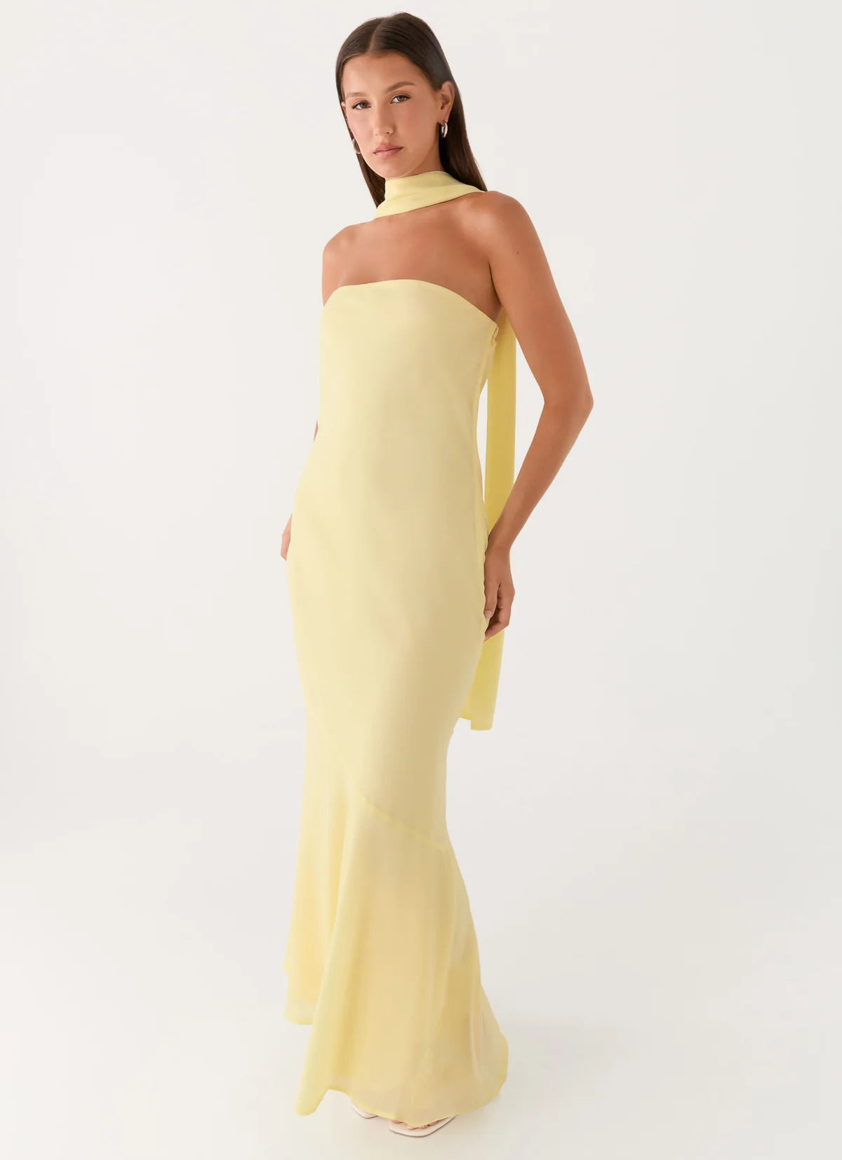 Under The Pagoda Maxi Dress in Yellow