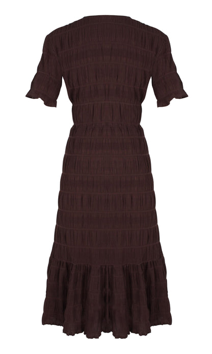 Mirella V Neck Dress in Java