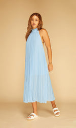 Load image into Gallery viewer, Cascade Crush Gown in Sky Blue - RUBY

