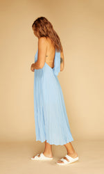 Load image into Gallery viewer, Cascade Crush Gown in Sky Blue - RUBY
