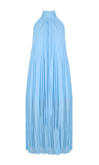 Cascade Crush Gown in Sky Blue