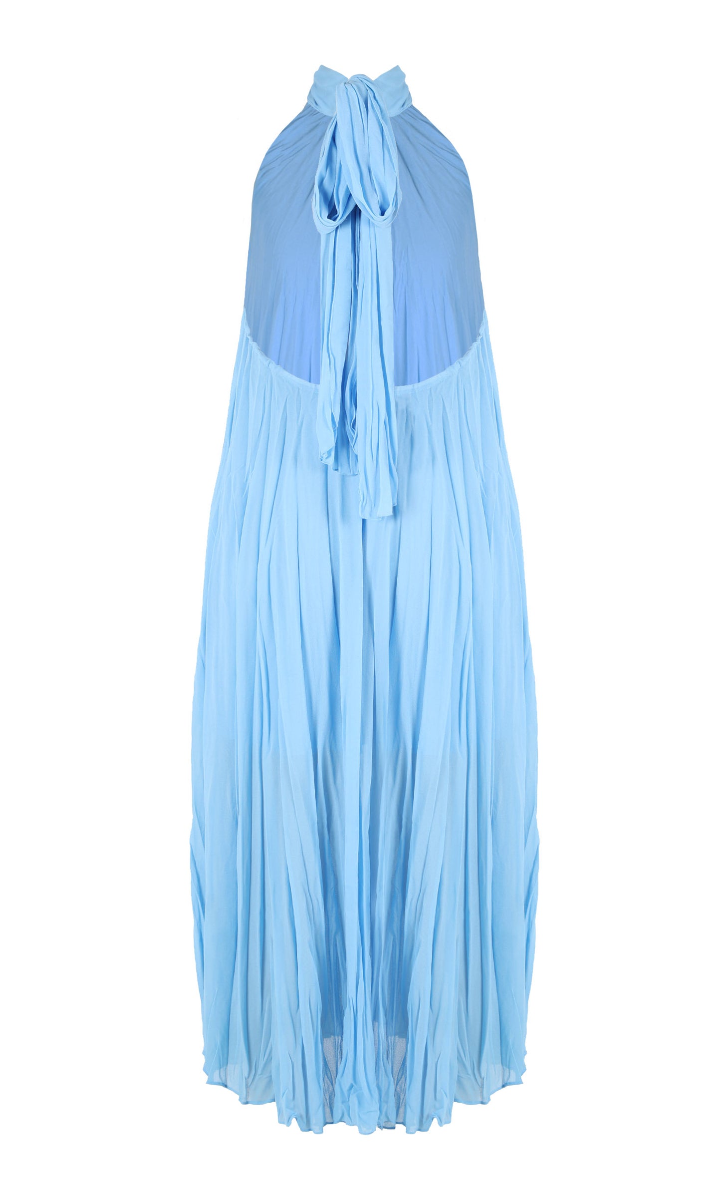 Cascade Crush Gown in Sky Blue