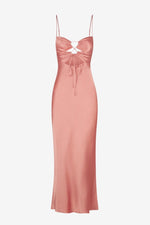 Load image into Gallery viewer, Eloise Lace-Up Midi in Antique Rose - Shona Joy
