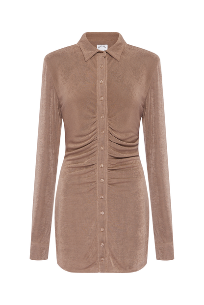 Andy Dress in Latte