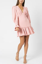 Load image into Gallery viewer, Anna V Tulip Sleeve dress in Pastel Pink - By Johnny
