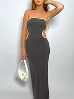 Load image into Gallery viewer, Lola Maxi in Charcoal - I Am Delilah
