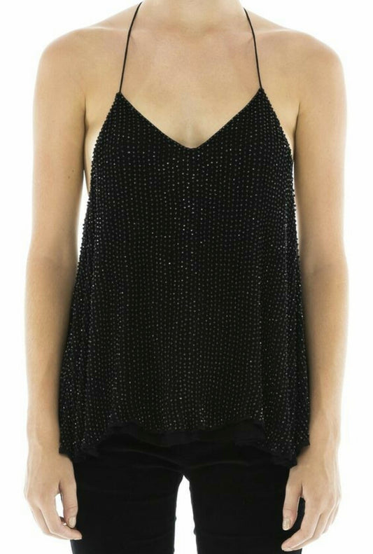 Beaded Silk Top