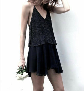 Beaded Silk Top - Magali Pascal