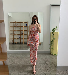 Dime Silk Slip in Aimee Floral - RUBY