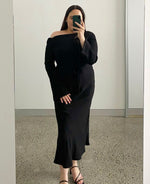 Load image into Gallery viewer, Firebird Cowl Dress - RUBY
