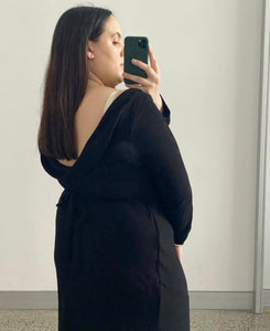 Firebird Cowl Dress - RUBY