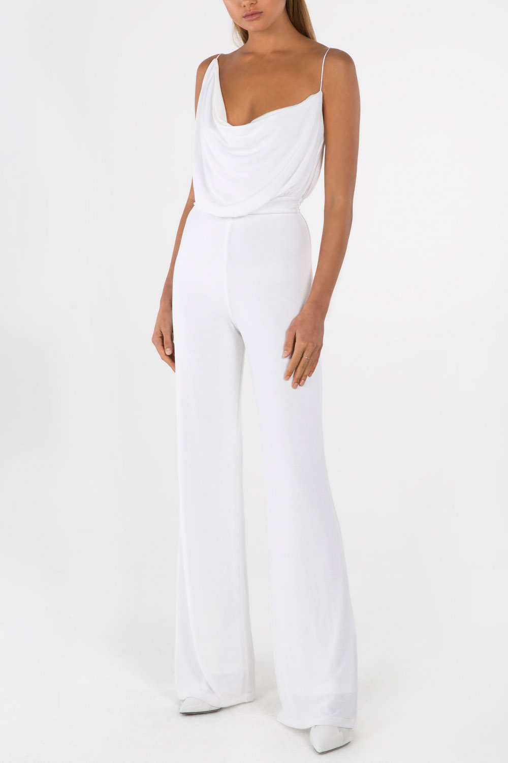 Moyra Pantsuit in Ivory