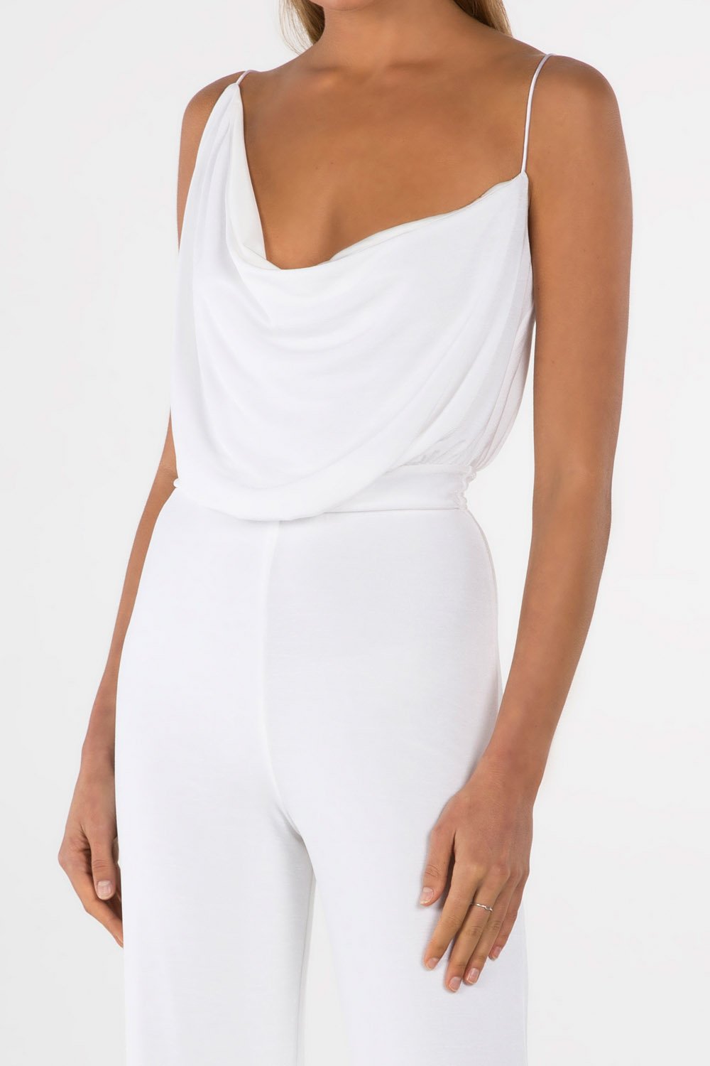 Moyra Pantsuit in Ivory