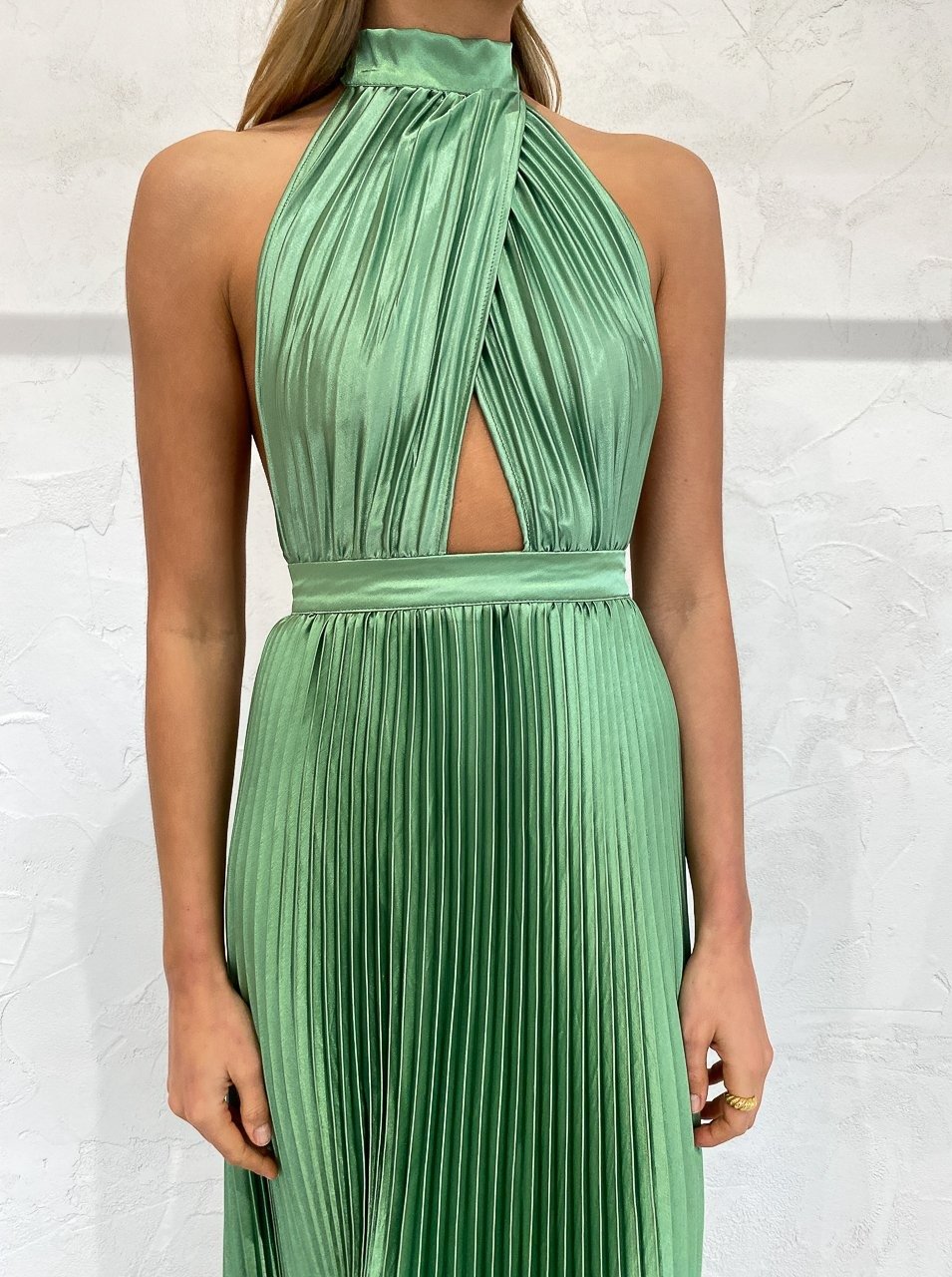 Renaissance Gown in Sea Green - L'IDEE
