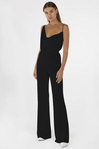 Moyra Pantsuit in Black - Misha Collection