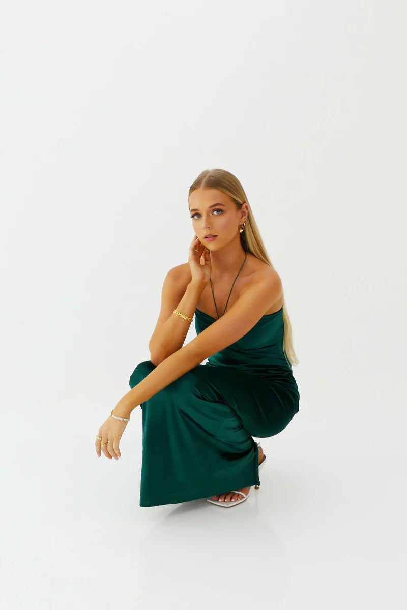 Lulu Gown in Emerald