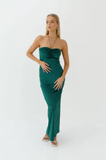 Load image into Gallery viewer, Lulu Gown in Emerald - HNTR the label
