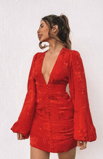 Load image into Gallery viewer, Isabella Dress in Red - Rat &amp; Boa
