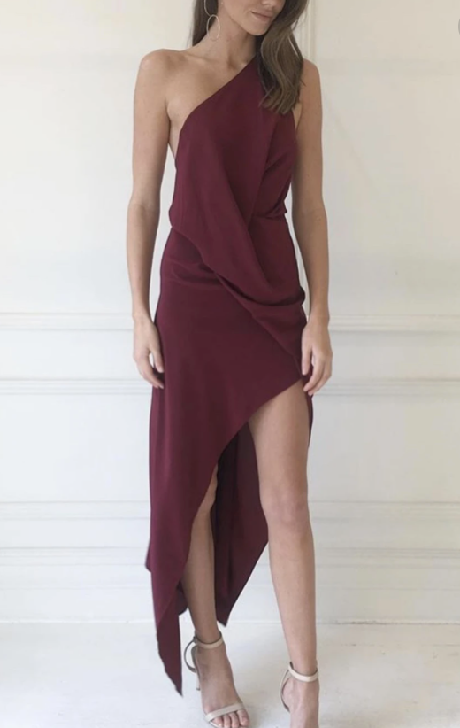 Philly Dress in Black Cherry - One Fell Swoop