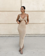 Load image into Gallery viewer, Serita Dress in Sand - Cult Gaia

