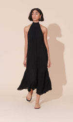 Load image into Gallery viewer, Cascade Crush Gown in Black - RUBY
