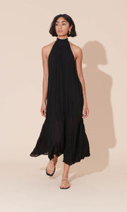 Cascade Crush Gown in Black - RUBY