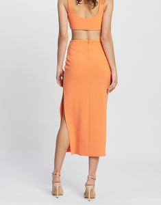 Clover Crop + Skirt in Nectarine - Bec + Bridge