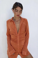 Load image into Gallery viewer, Andy Dress in Maple - With Jean
