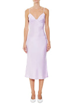 Load image into Gallery viewer, Dion Silk Dress in Lilac - Hansen &amp; Gretel
