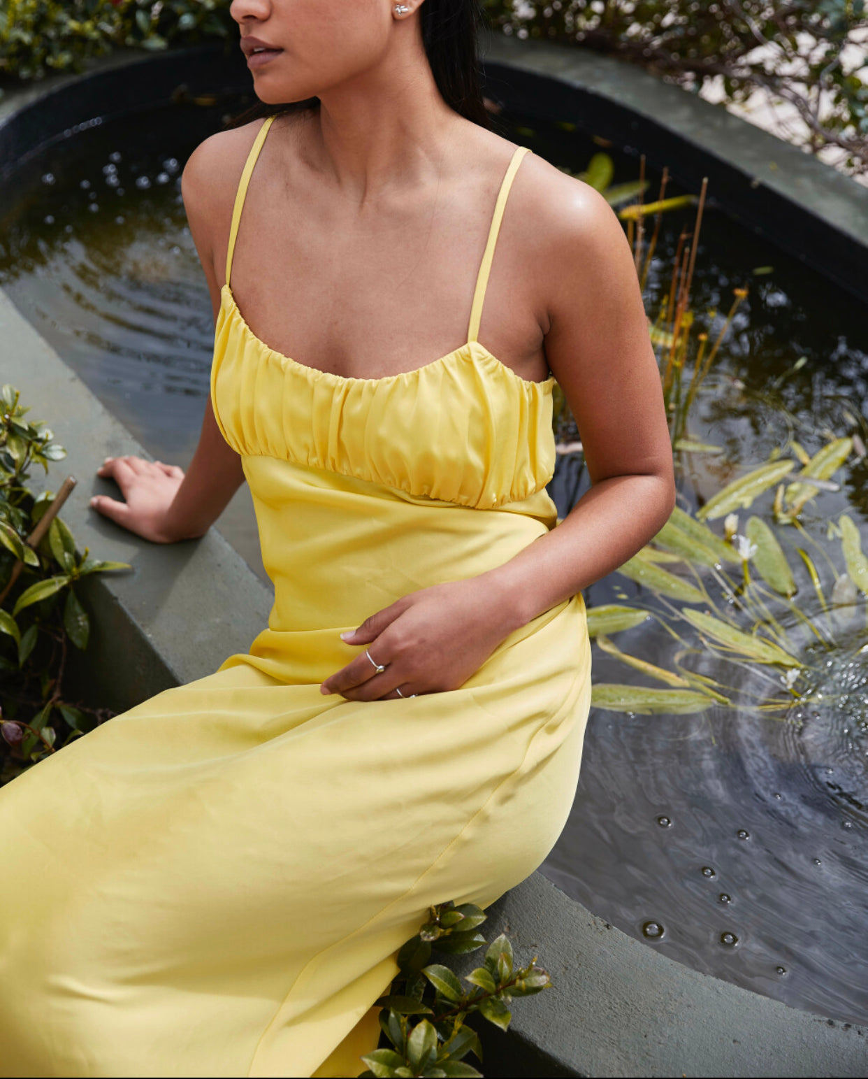 Dressed In Best Dress in Yellow