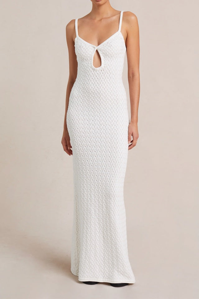 Effie Knit Key Maxi in Ivory