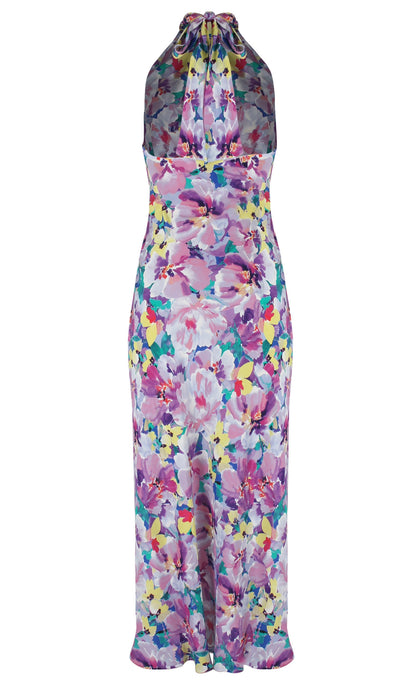 Gigi Silk Halter Dress