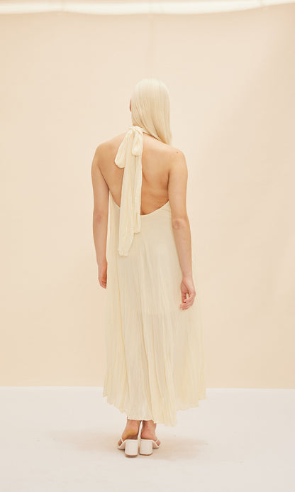 Cascade Crush Gown in Butter
