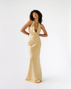 Daniella Gown in Gold - Arcina Ori