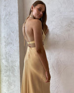 Load image into Gallery viewer, Carrie Halter Maxi in Yellow - Bec + Bridge
