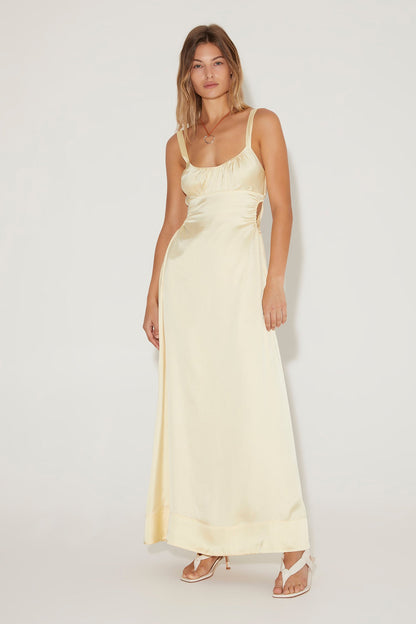 Carlos Dress in Lemon