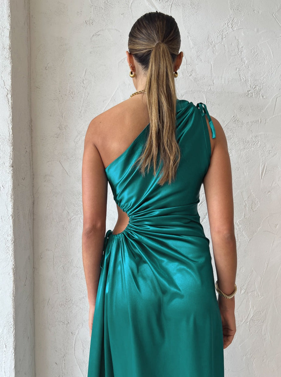 Nour Dress in Emerald