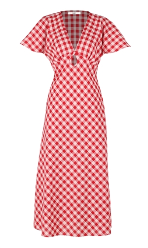 Clover Dress in Red Gingham