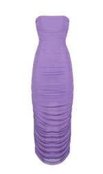 Load image into Gallery viewer, Ginni Mesh Dress in Wisteria - RUBY
