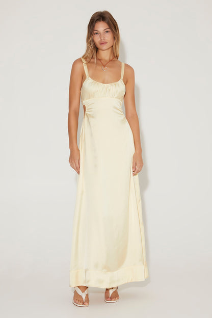 Carlos Dress in Lemon