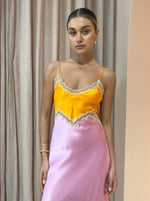 Load image into Gallery viewer, Hope Dress in Tangerine/Pink (12) - Ginia
