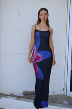 Load image into Gallery viewer, Midnight Lily Floral Slip Dress (6) - With Harper Lu
