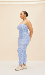 Load image into Gallery viewer, Neptune Mesh Tube Dress - RUBY
