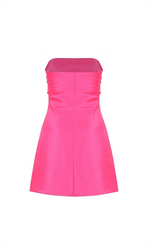 Load image into Gallery viewer, Cher Satin Mini Dress (6) - RUBY
