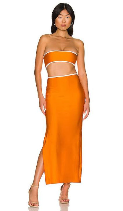 Mambo Dress in Mango Lush