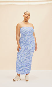 Neptune Mesh Tube Dress - RUBY