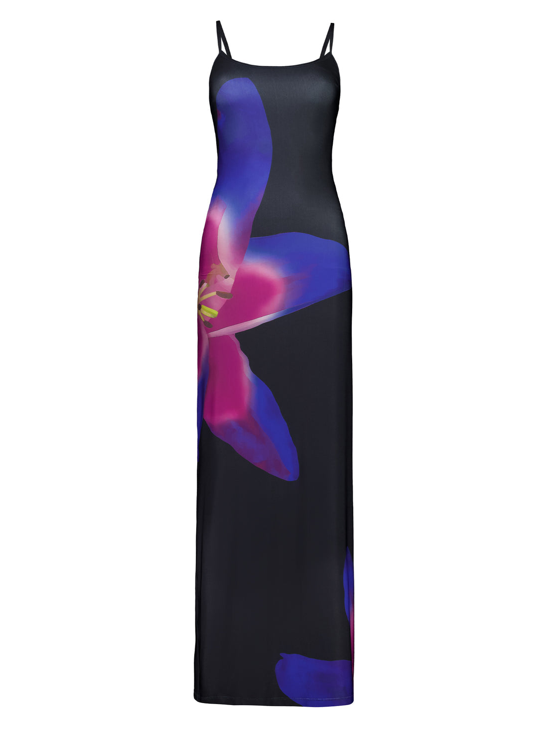 Midnight Lily Floral Slip Dress